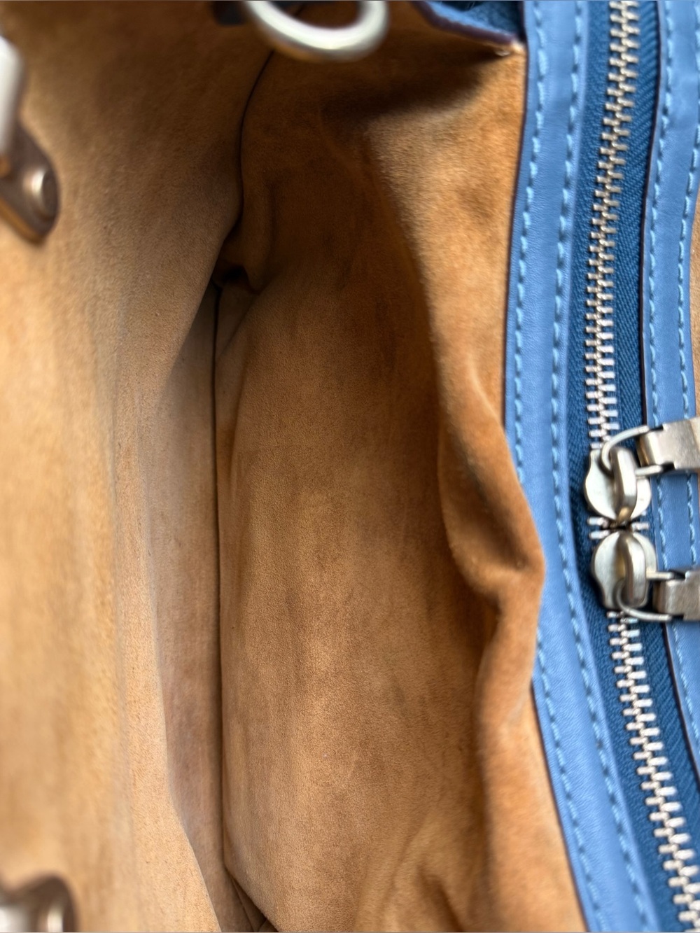 Coach Made to Order Light Denim Rogue w/ Python Handles - Style No. 59997 - Picture 8 of 16